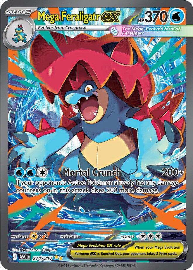 Mega Feraligatr ex (274/217) [Mega Evolution: Ascended Heroes] | Tabernacle Games