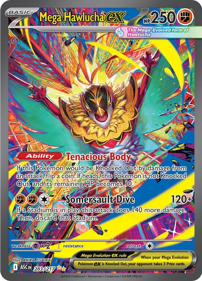 Mega Hawlucha ex (283/217) [Mega Evolution: Ascended Heroes] | Tabernacle Games