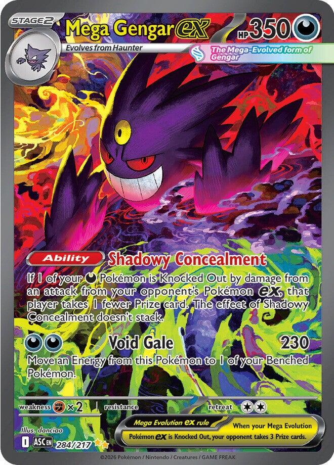 Mega Gengar ex (284/217) [Mega Evolution: Ascended Heroes] | Tabernacle Games