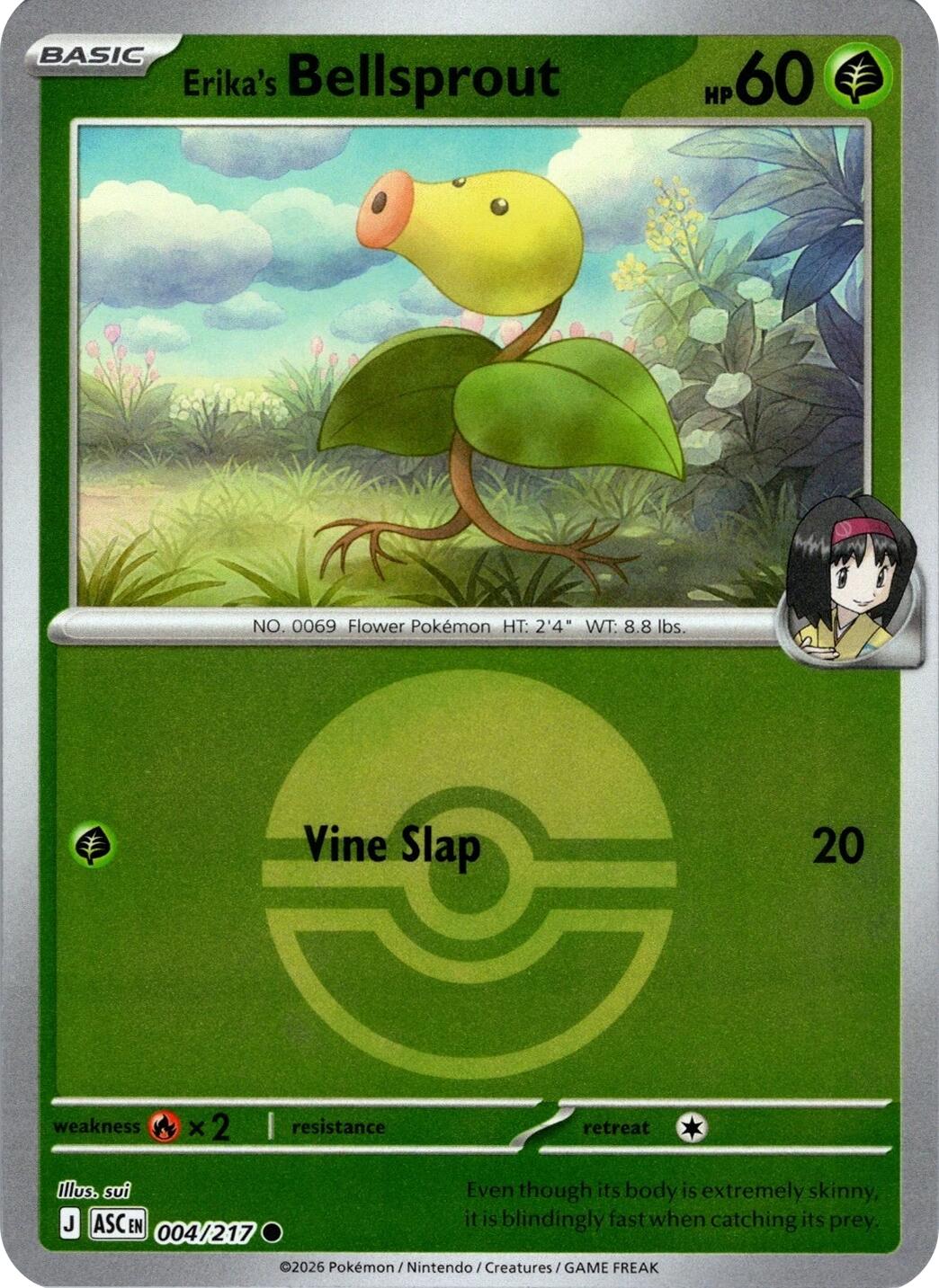 Erika's Bellsprout (004/217) (Poke Ball) [Mega Evolution: Ascended Heroes] | Tabernacle Games
