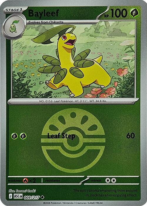 Bayleef (009/217) (Friend Ball) [Mega Evolution: Ascended Heroes] | Tabernacle Games