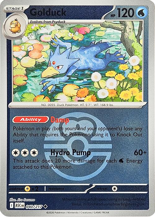 Golduck (040/217) (Love Ball) [Mega Evolution: Ascended Heroes] | Tabernacle Games