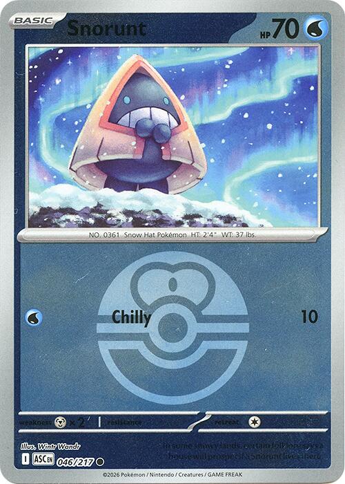 Snorunt (046/217) (Love Ball) [Mega Evolution: Ascended Heroes] | Tabernacle Games