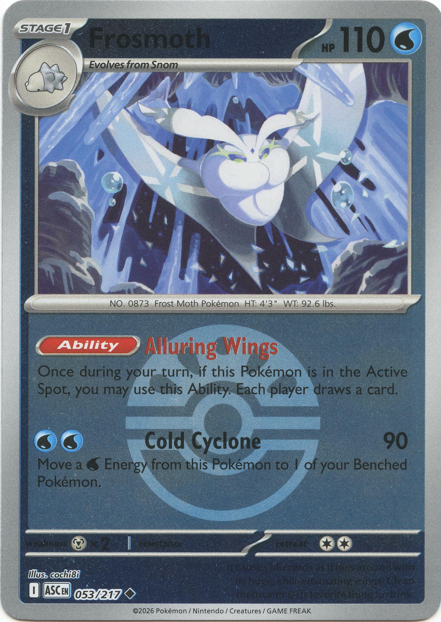 Frosmoth (053/217) (Friend Ball) [Mega Evolution: Ascended Heroes] | Tabernacle Games