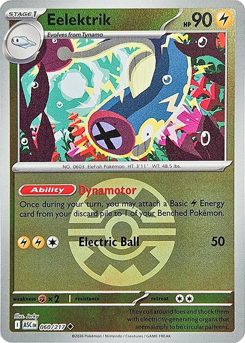 Eelektrik (060/217) (Quick Ball) [Mega Evolution: Ascended Heroes] | Tabernacle Games