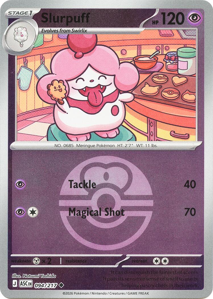 Slurpuff (094/217) (Love Ball) [Mega Evolution: Ascended Heroes] | Tabernacle Games