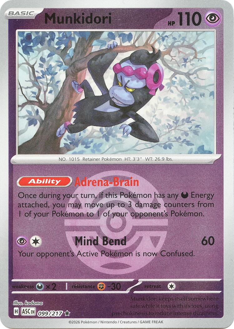 Munkidori (099/217) (Dusk Ball) [Mega Evolution: Ascended Heroes] | Tabernacle Games