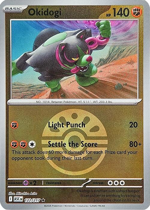 Okidogi (122/217) (Friend Ball) [Mega Evolution: Ascended Heroes] | Tabernacle Games