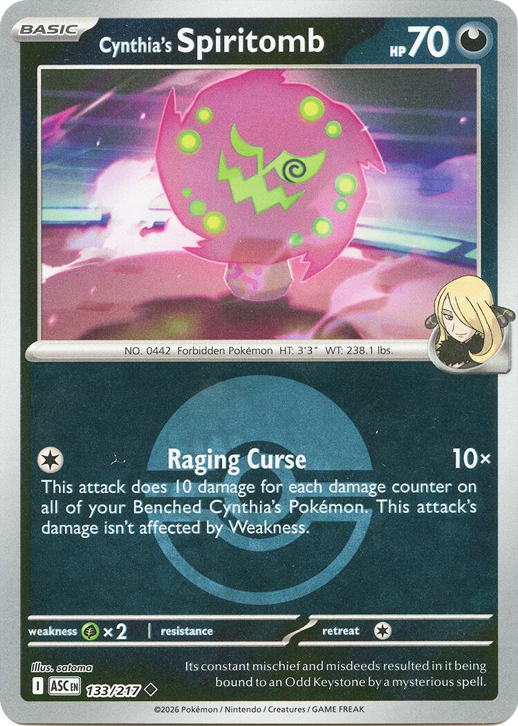 Cynthia's Spiritomb (133/217) (Poke Ball) [Mega Evolution: Ascended Heroes] | Tabernacle Games