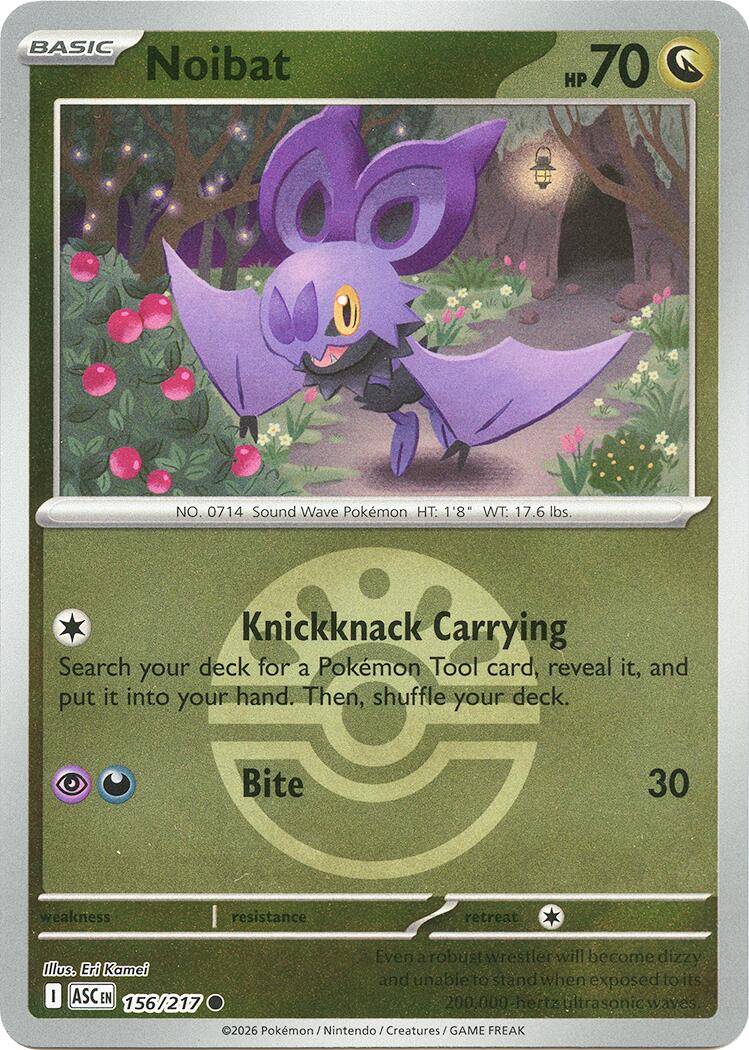 Noibat (156/217) (Friend Ball) [Mega Evolution: Ascended Heroes] | Tabernacle Games