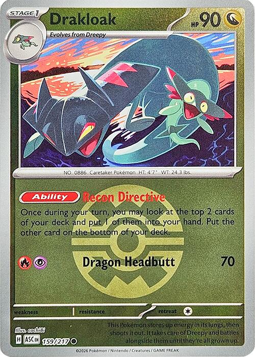Drakloak (159/217) (Quick Ball) [Mega Evolution: Ascended Heroes] | Tabernacle Games