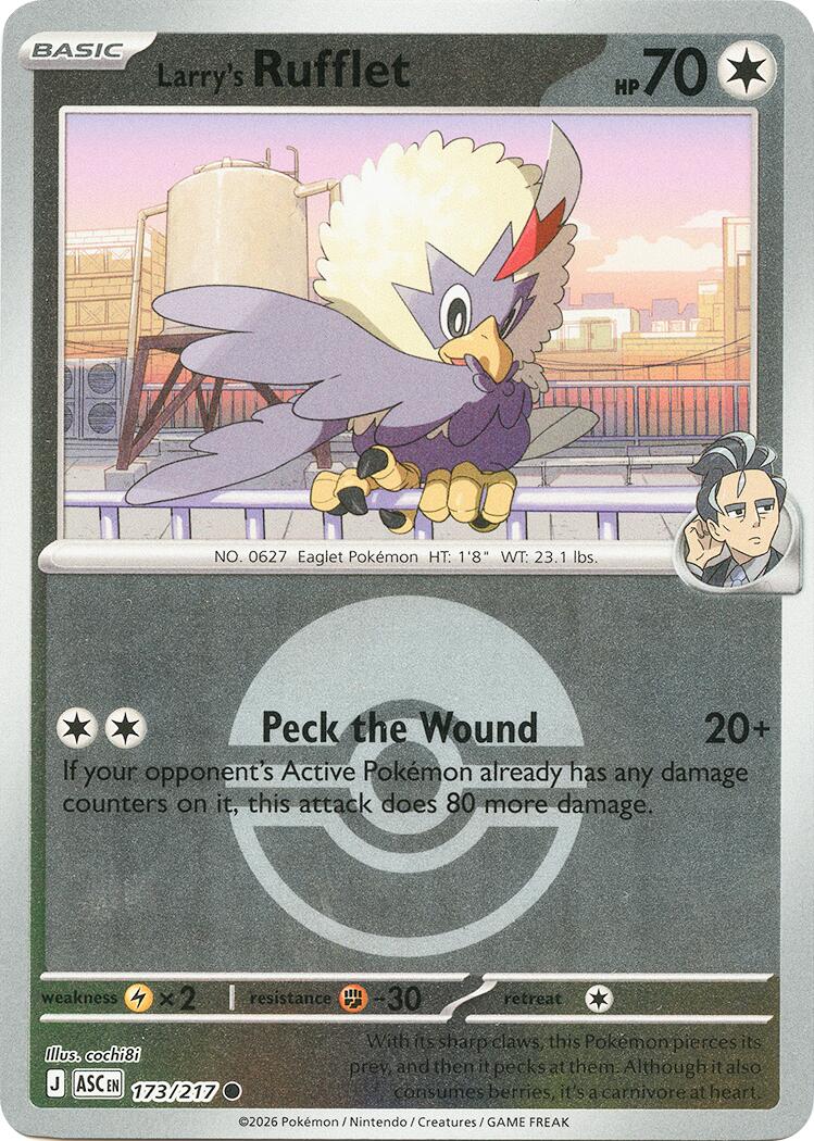 Larry's Rufflet (173/217) (Poke Ball) [Mega Evolution: Ascended Heroes] | Tabernacle Games