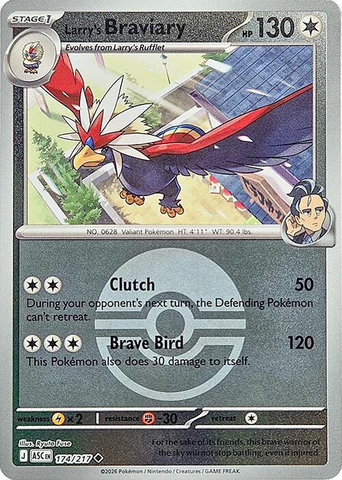 Larry's Braviary (174/217) (Poke Ball) [Mega Evolution: Ascended Heroes] | Tabernacle Games