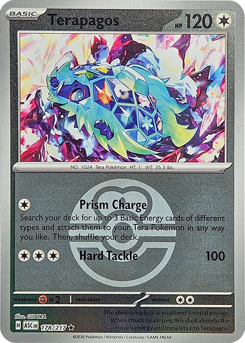Terapagos (178/217) (Love Ball) [Mega Evolution: Ascended Heroes] | Tabernacle Games