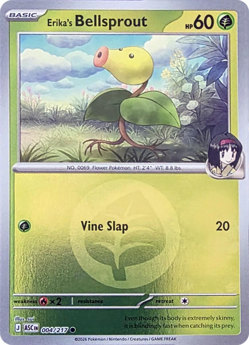 Erika's Bellsprout (004/217) (Energy Symbol Pattern) [Mega Evolution: Ascended Heroes] | Tabernacle Games