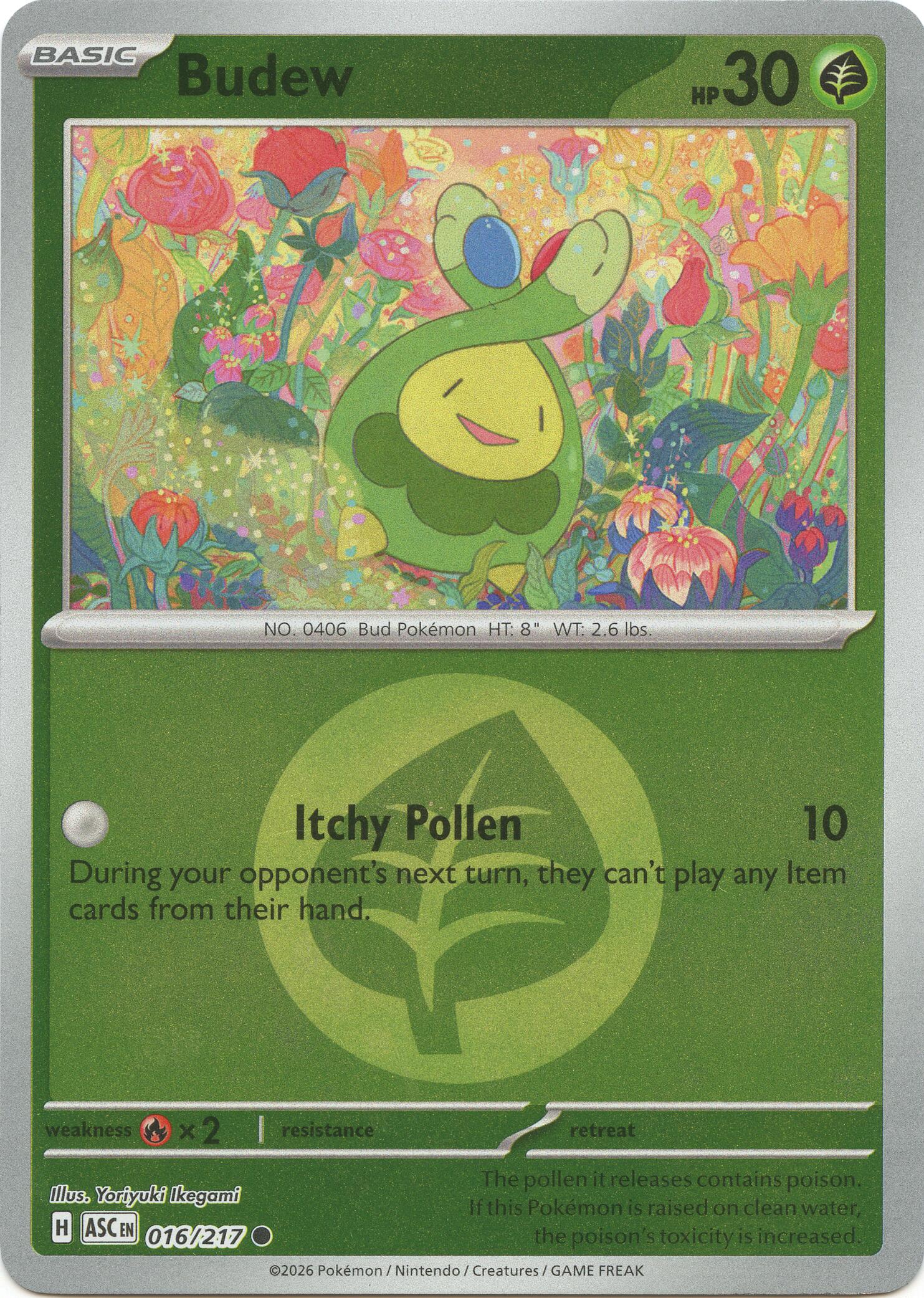Budew (016/217) (Energy Symbol Pattern) [Mega Evolution: Ascended Heroes] | Tabernacle Games