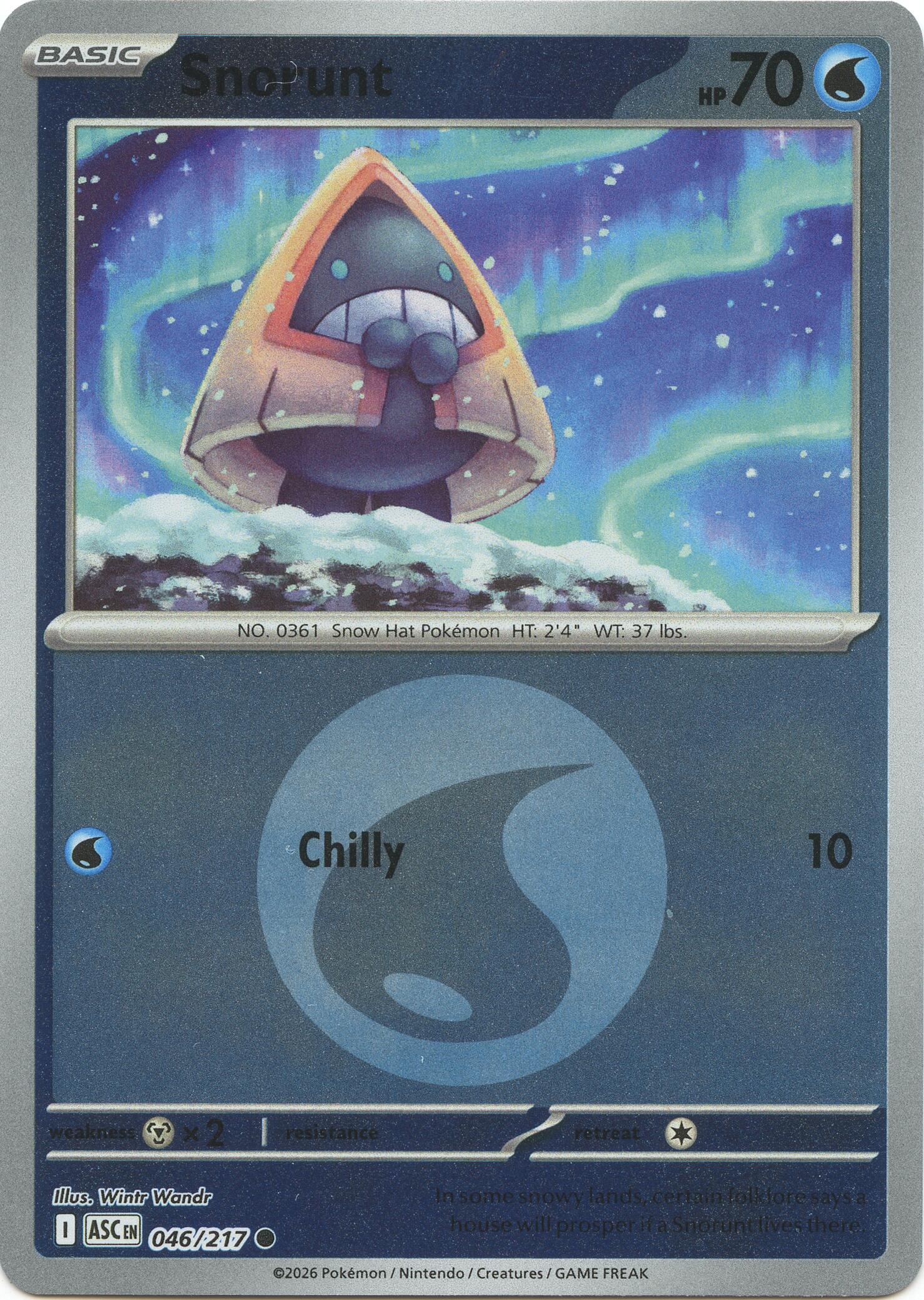 Snorunt (046/217) (Energy Symbol Pattern) [Mega Evolution: Ascended Heroes] | Tabernacle Games