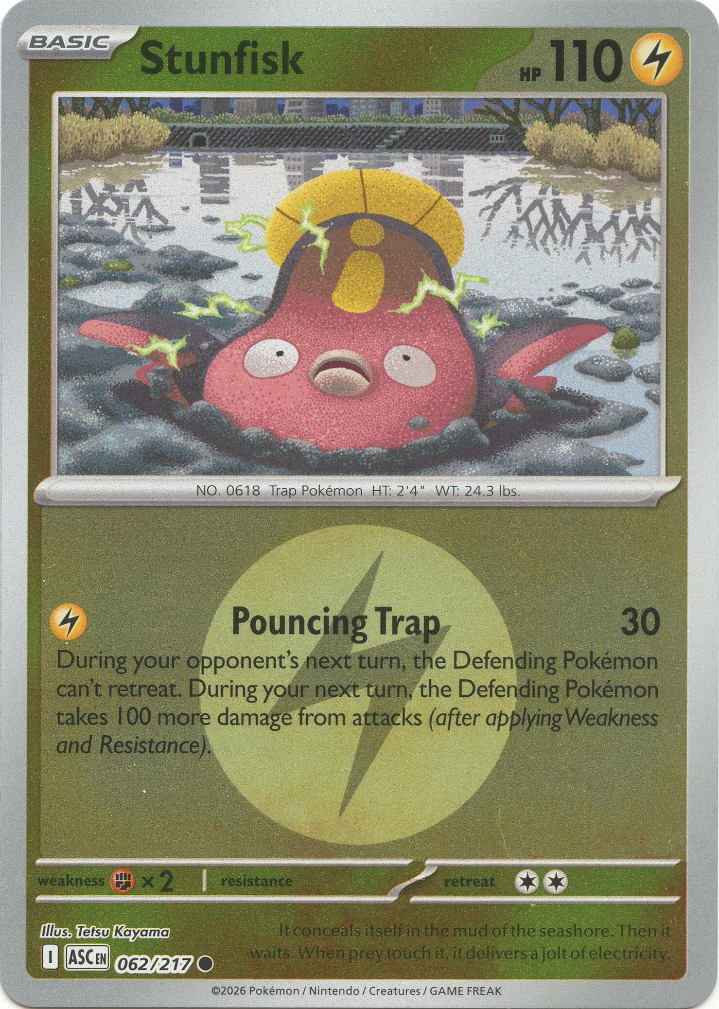Stunfisk (062/217) (Energy Symbol Pattern) [Mega Evolution: Ascended Heroes] | Tabernacle Games