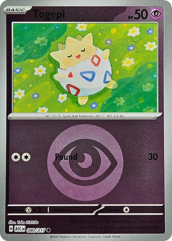 Togepi (080/217) (Energy Symbol Pattern) [Mega Evolution: Ascended Heroes] | Tabernacle Games