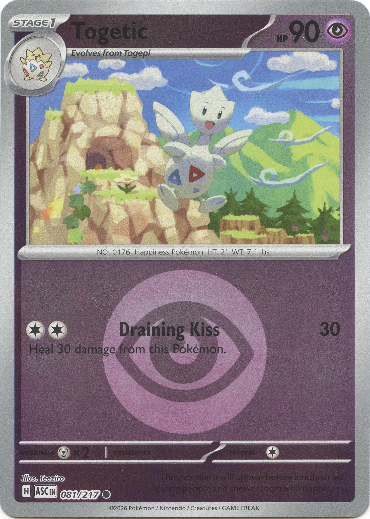 Togetic (081/217) (Energy Symbol Pattern) [Mega Evolution: Ascended Heroes] | Tabernacle Games