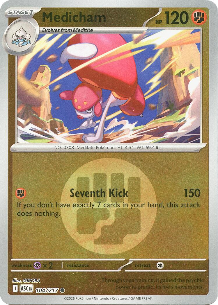 Medicham (104/217) (Energy Symbol Pattern) [Mega Evolution: Ascended Heroes] | Tabernacle Games