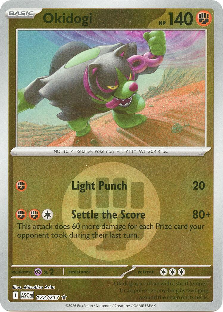 Okidogi (122/217) (Energy Symbol Pattern) [Mega Evolution: Ascended Heroes] | Tabernacle Games