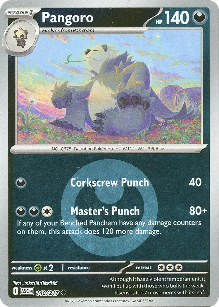Pangoro (140/217) (Energy Symbol Pattern) [Mega Evolution: Ascended Heroes] | Tabernacle Games