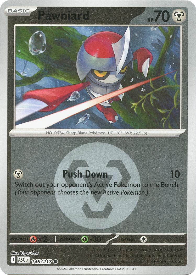 Pawniard (146/217) (Energy Symbol Pattern) [Mega Evolution: Ascended Heroes] | Tabernacle Games