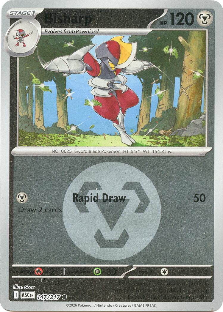 Bisharp (147/217) (Energy Symbol Pattern) [Mega Evolution: Ascended Heroes] | Tabernacle Games