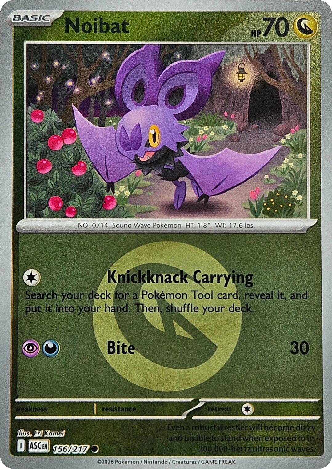 Noibat (156/217) (Energy Symbol Pattern) [Mega Evolution: Ascended Heroes] | Tabernacle Games