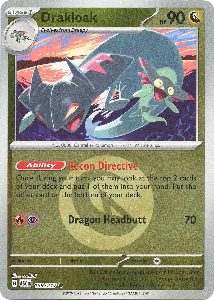 Drakloak (159/217) (Energy Symbol Pattern) [Mega Evolution: Ascended Heroes] | Tabernacle Games