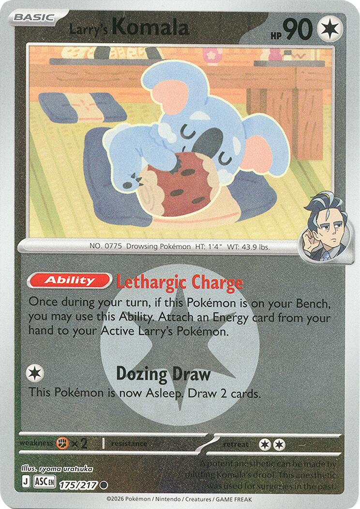 Larry's Komala (175/217) (Energy Symbol Pattern) [Mega Evolution: Ascended Heroes] | Tabernacle Games