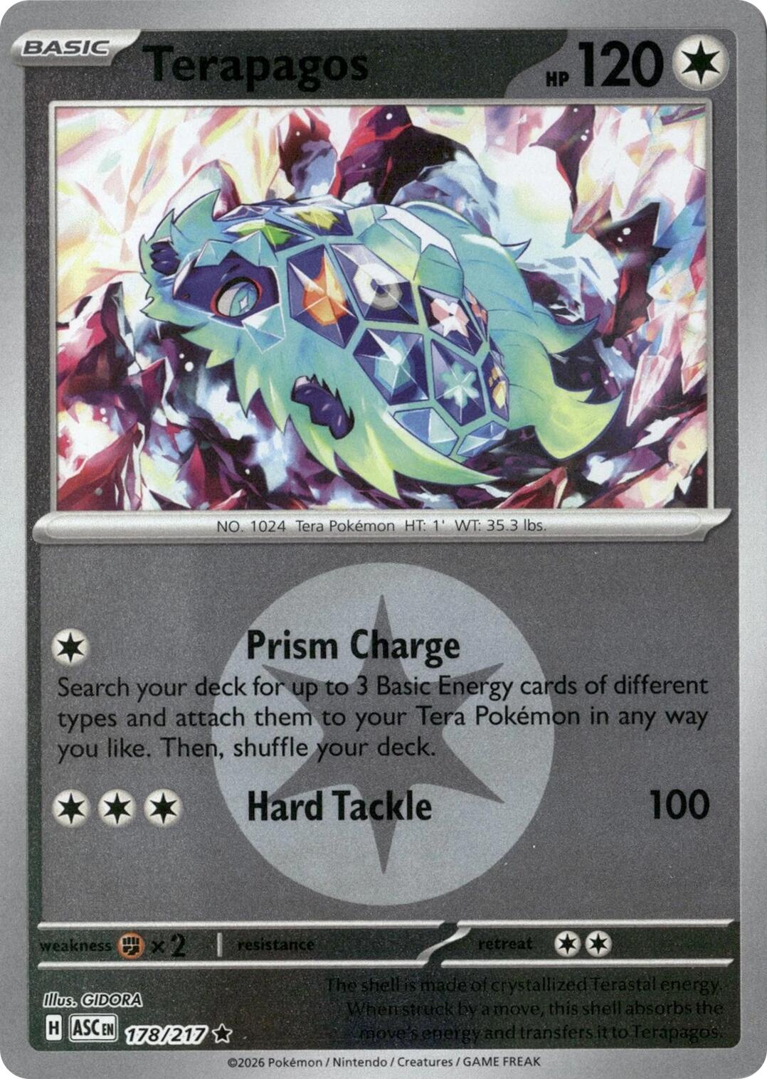 Terapagos (178/217) (Energy Symbol Pattern) [Mega Evolution: Ascended Heroes] | Tabernacle Games