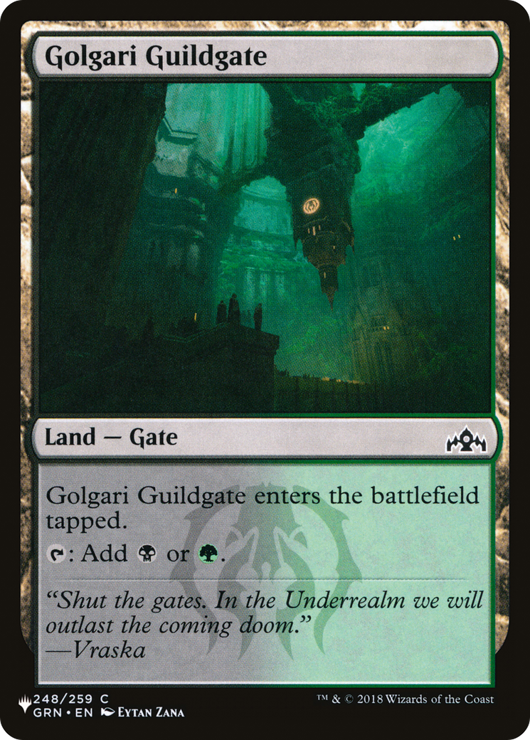 Golgari Guildgate [The List] | Tabernacle Games
