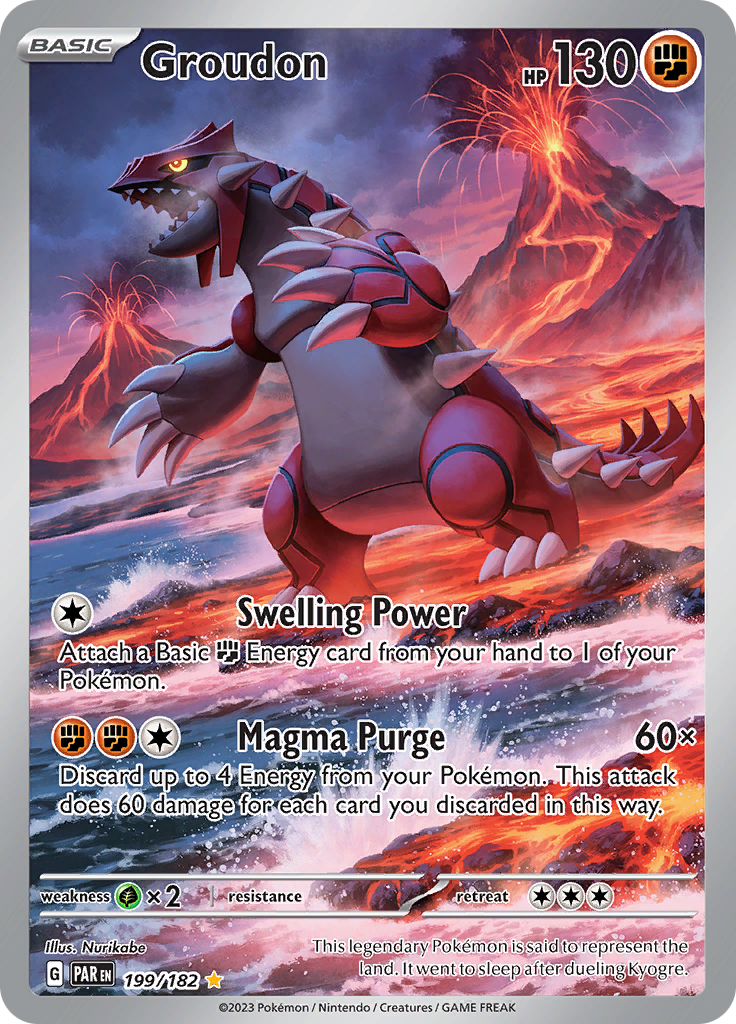 Groudon (199/182) [Scarlet & Violet: Paradox Rift] | Tabernacle Games