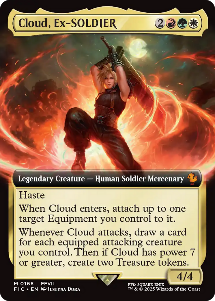 Cloud, Ex-SOLDIER (Extended Art) [FINAL FANTASY Commander] | Tabernacle Games