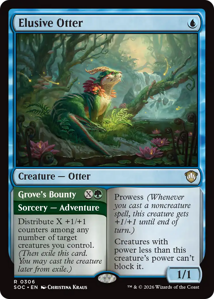 Elusive Otter [Secrets of Strixhaven Commander] | Tabernacle Games