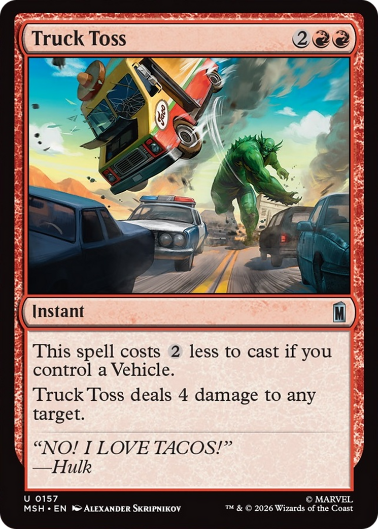 Truck Toss [Marvel Super Heroes] | Tabernacle Games