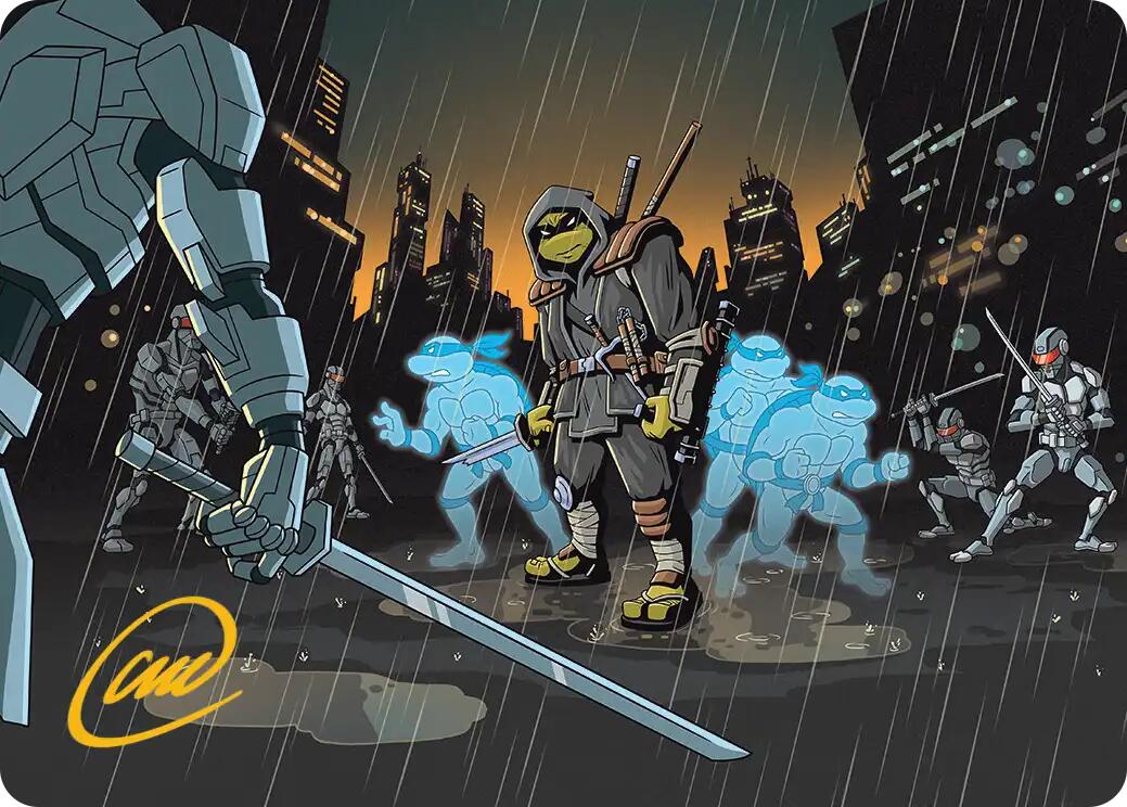 The Last Ronin's Technique Art Card (Gold-Stamped Signature) [Teenage Mutant Ninja Turtles Art Series] | Tabernacle Games