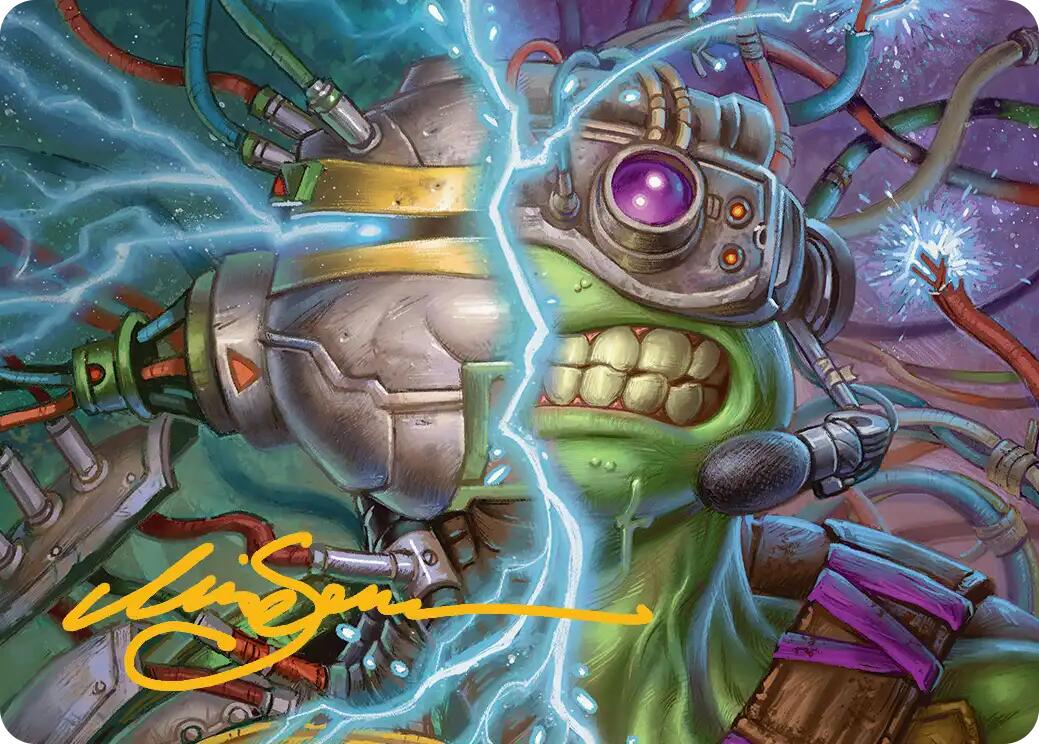 Mind Transfer Protocol Art Card (Gold-Stamped Signature) [Teenage Mutant Ninja Turtles Art Series] | Tabernacle Games