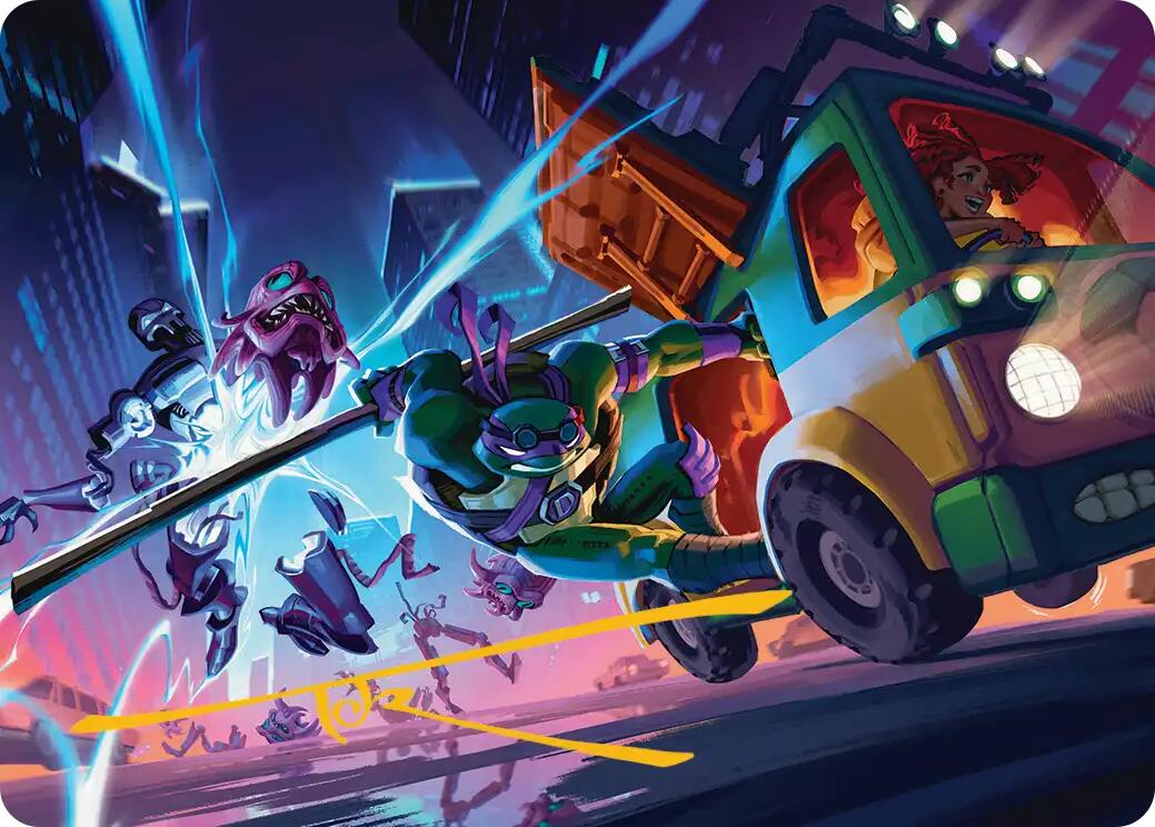 Donatello, Rad Scientist Art Card (Gold-Stamped Signature) [Teenage Mutant Ninja Turtles Art Series] | Tabernacle Games