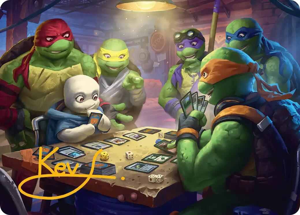Lessons from Life Art Card (Gold-Stamped Signature) [Teenage Mutant Ninja Turtles Art Series] | Tabernacle Games