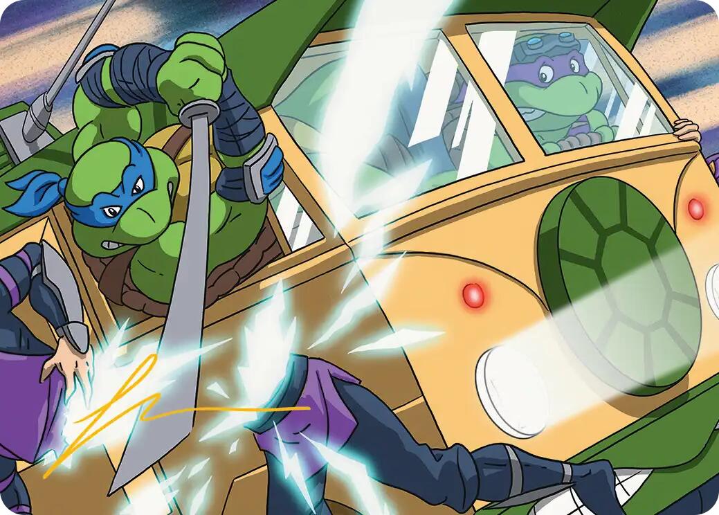Don & Leo, Problem Solvers Art Card (Gold-Stamped Signature) [Teenage Mutant Ninja Turtles Art Series] | Tabernacle Games