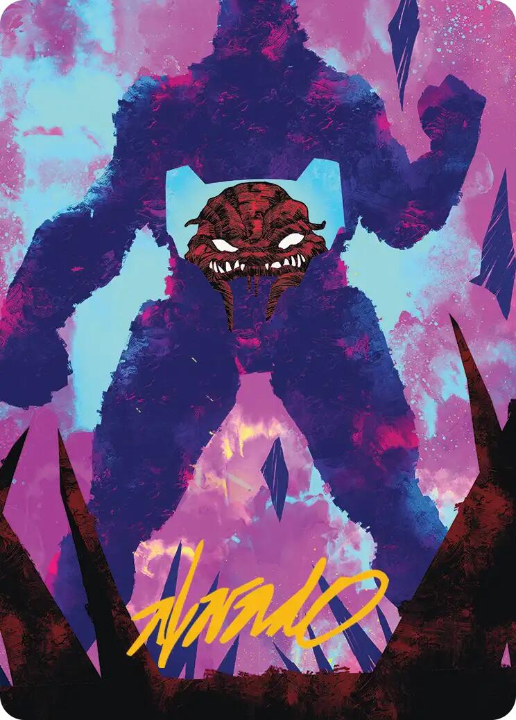 Krang, Utrom Warlord Art Card (Gold-Stamped Signature) [Teenage Mutant Ninja Turtles Art Series] | Tabernacle Games