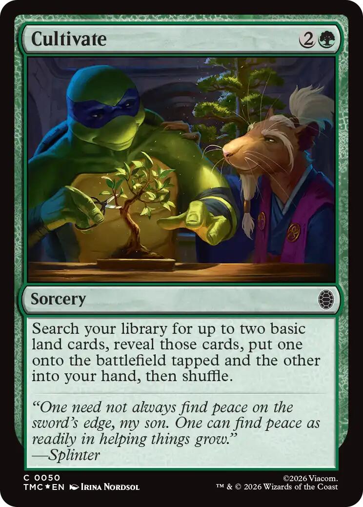 Cultivate (Surge Foil) [Teenage Mutant Ninja Turtles Commander] | Tabernacle Games