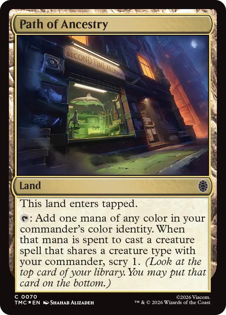 Path of Ancestry (Surge Foil) [Teenage Mutant Ninja Turtles Commander] | Tabernacle Games