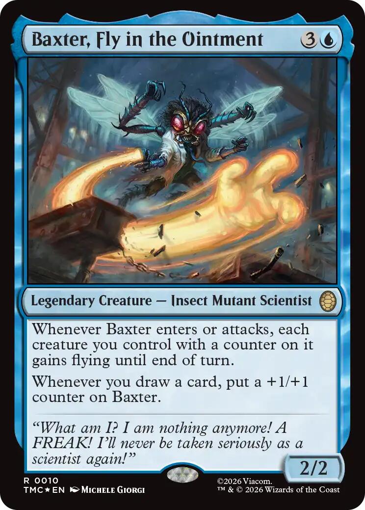Baxter, Fly in the Ointment (Surge Foil) [Teenage Mutant Ninja Turtles Commander] | Tabernacle Games