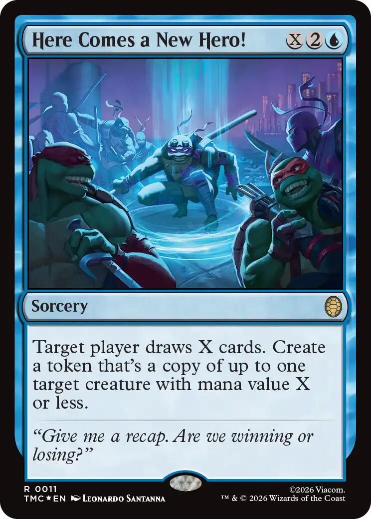 Here Comes a New Hero! (Surge Foil) [Teenage Mutant Ninja Turtles Commander] | Tabernacle Games
