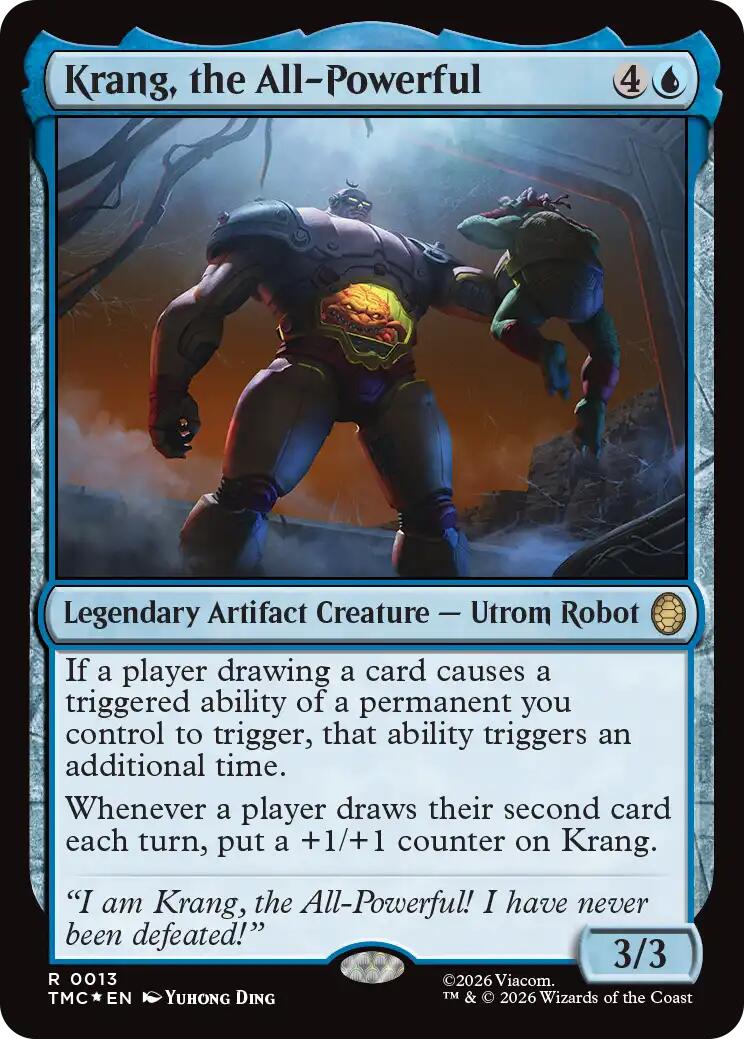 Krang, the All-Powerful (Surge Foil) [Teenage Mutant Ninja Turtles Commander] | Tabernacle Games