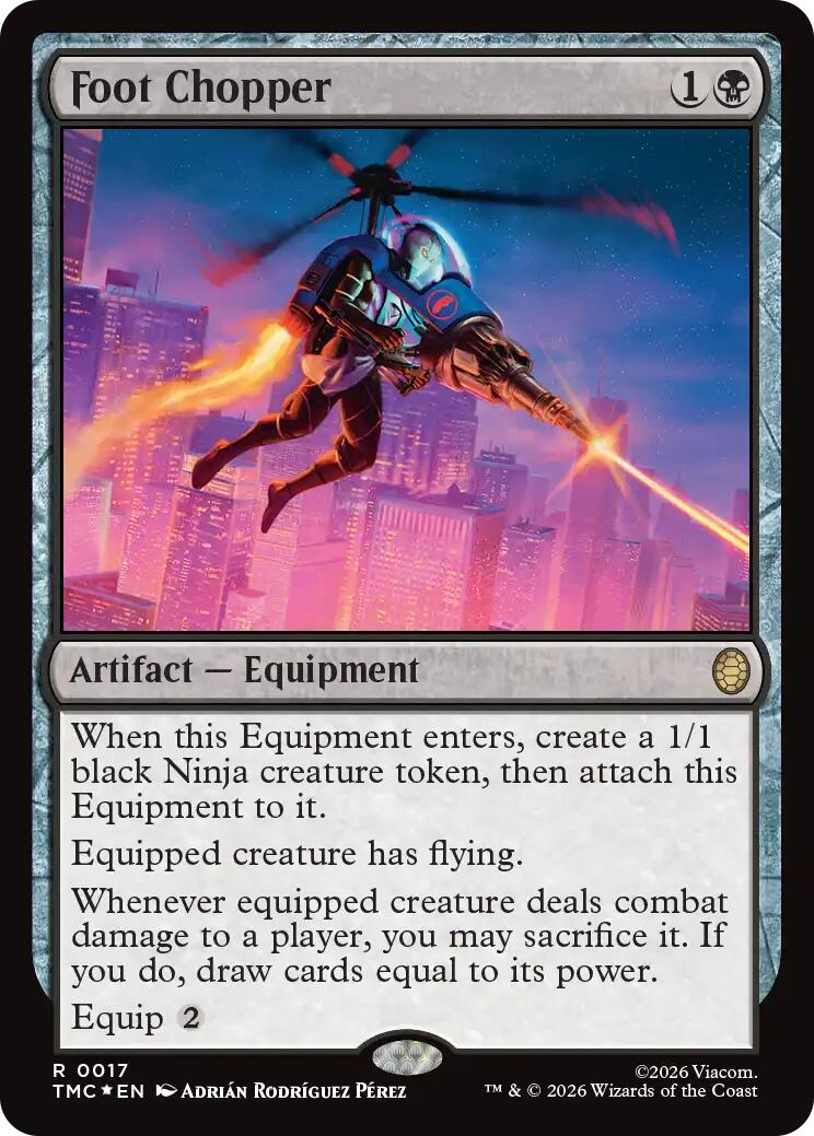 Foot Chopper (Surge Foil) [Teenage Mutant Ninja Turtles Commander] | Tabernacle Games